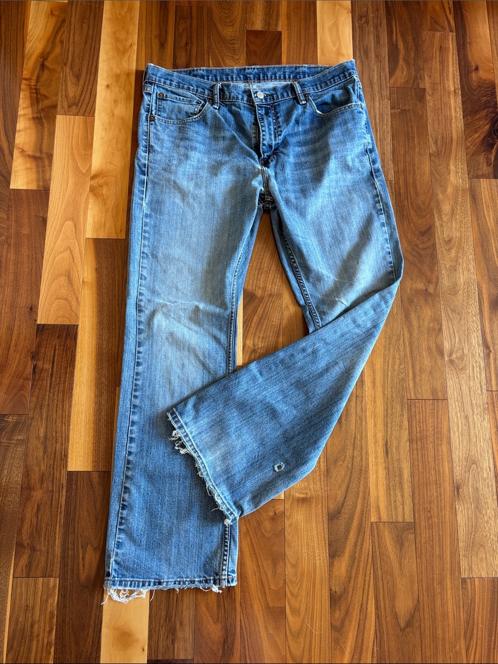 LEVIS 527 Men’s Jeans, 38 x 32, Wave Illusions Rinse 0489, Slim Bootcut, 2017